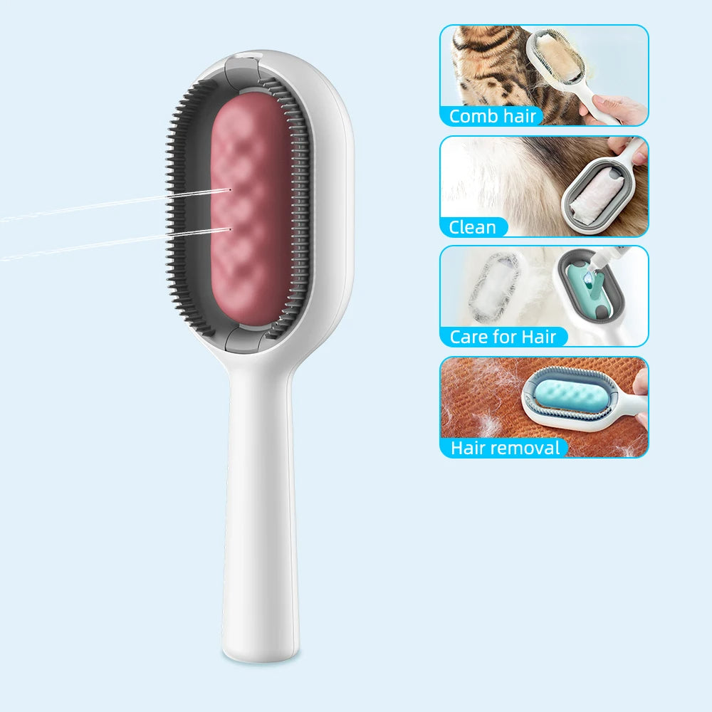 The Water Comb in pink, brush only