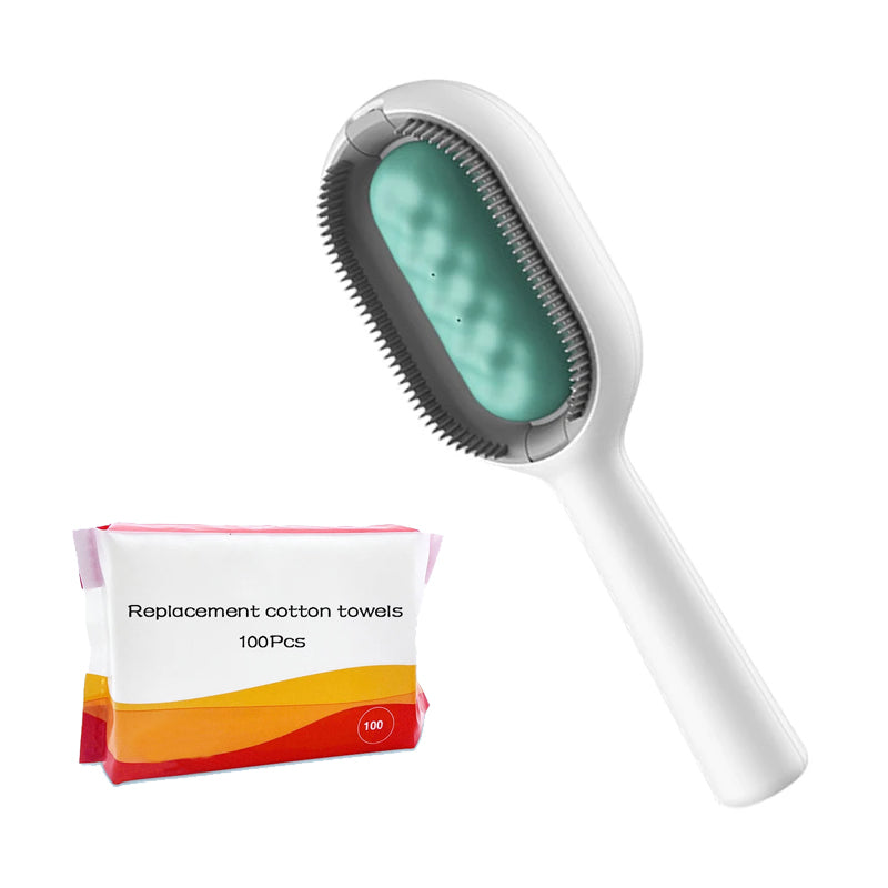 The Water Comb in green with 100 wipes