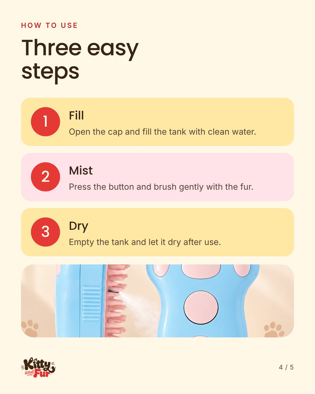 How to use the Mist Brush in three steps