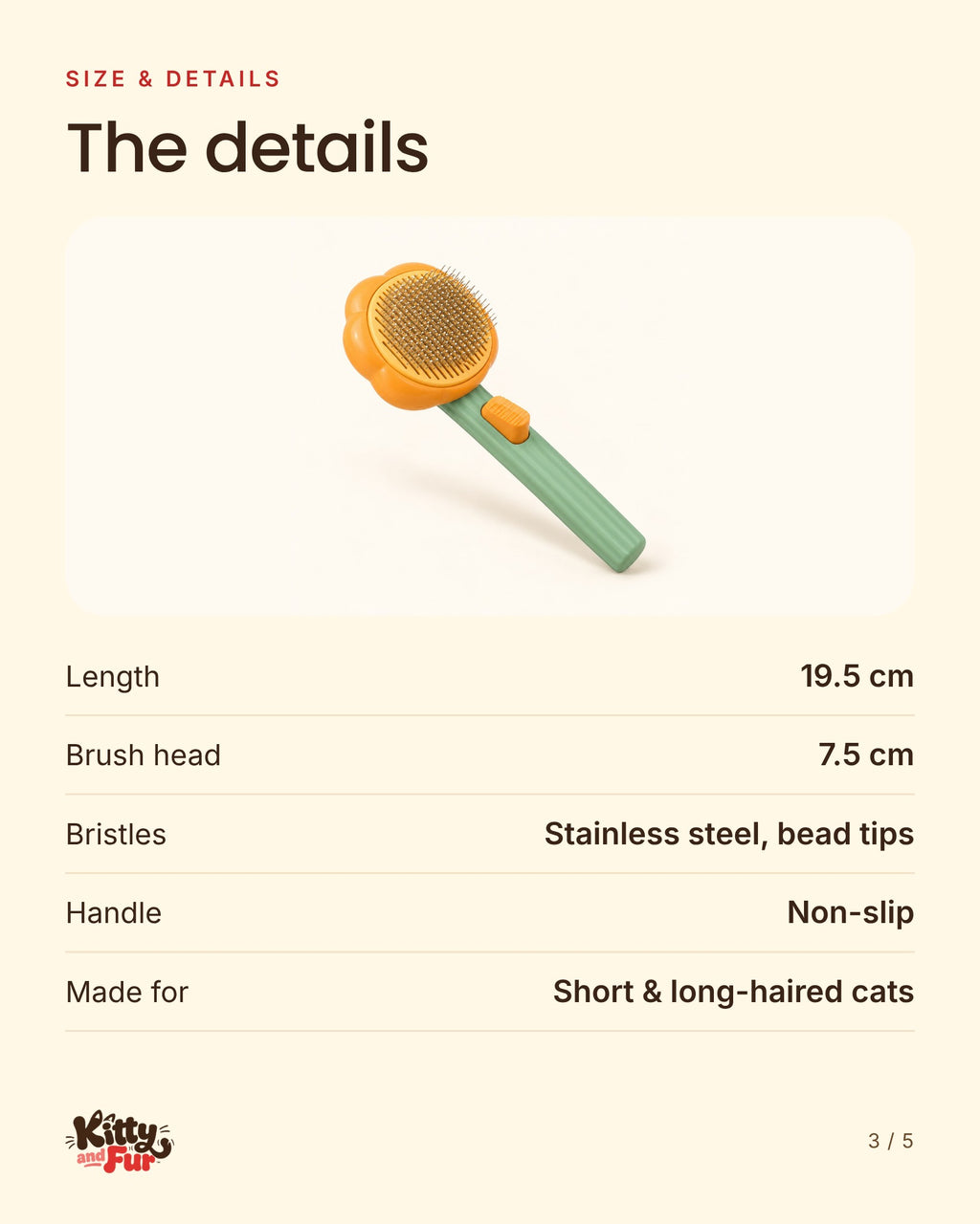 The Pumpkin Brush size and details